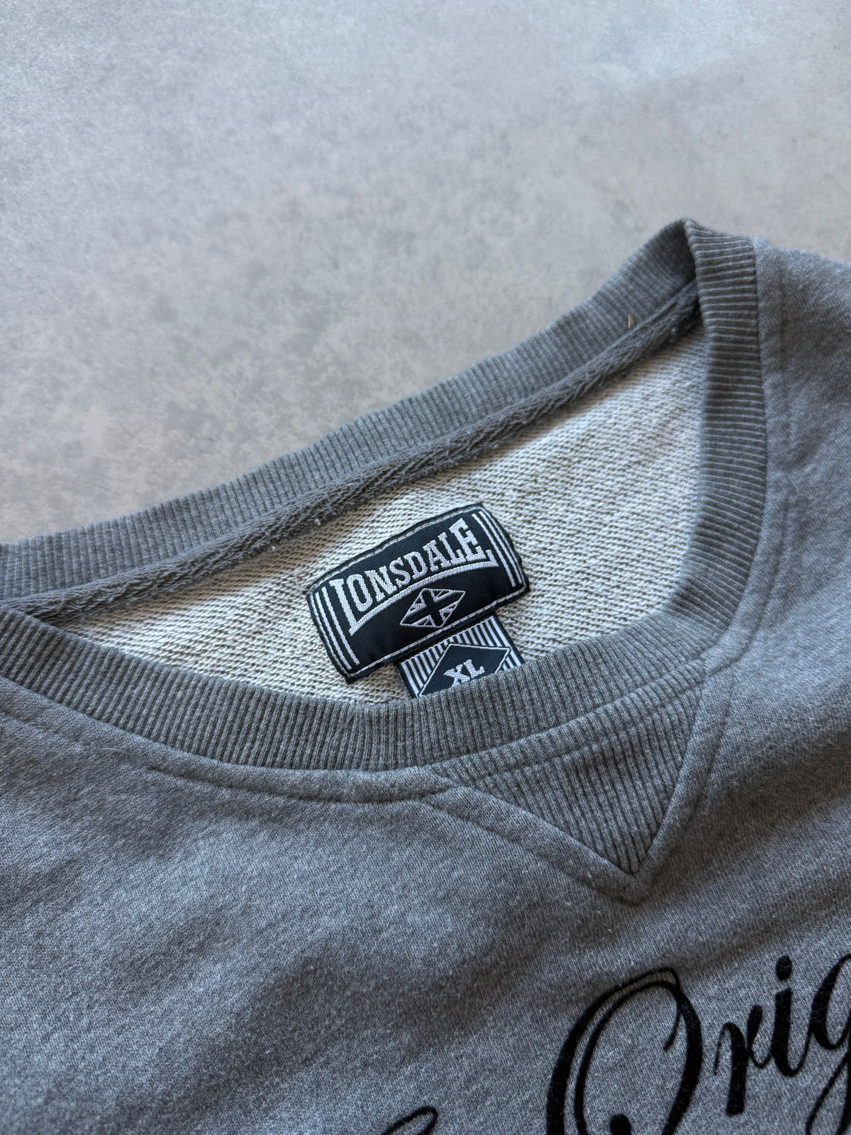 Lonsdale muška siva dukserica (XL)