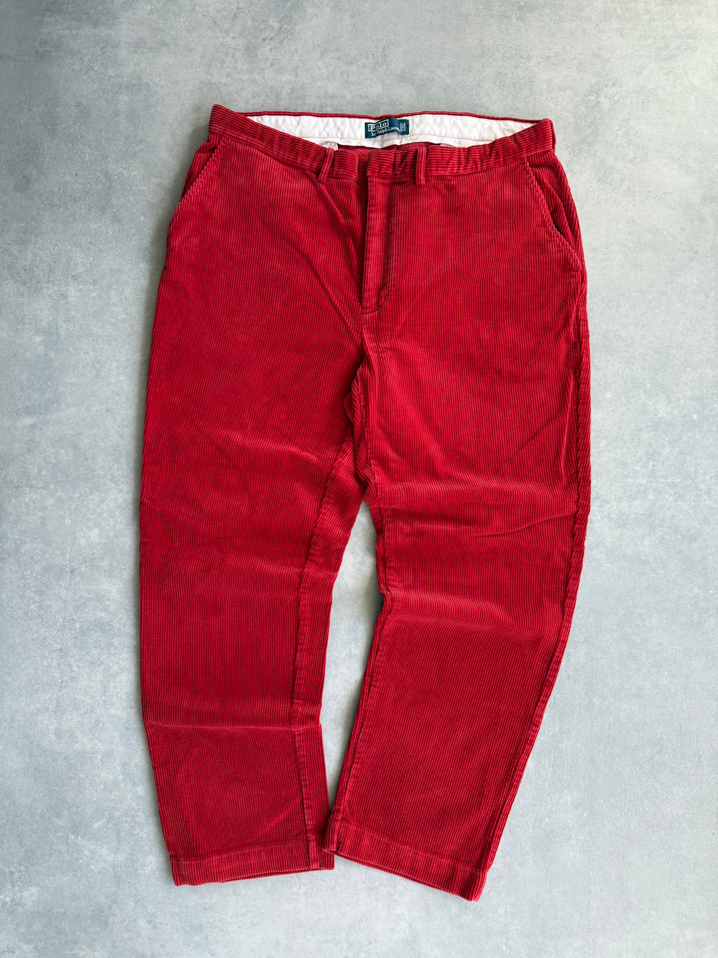 Polo by Ralph Lauren vintage muške samt crvene hlace (40x32)