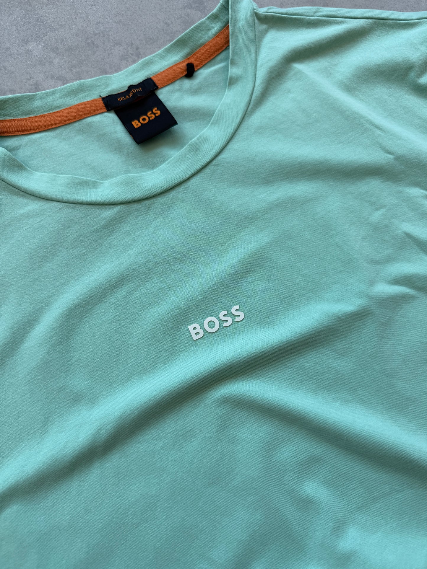 Hugo Boss muška slim fit zelena majica (L)