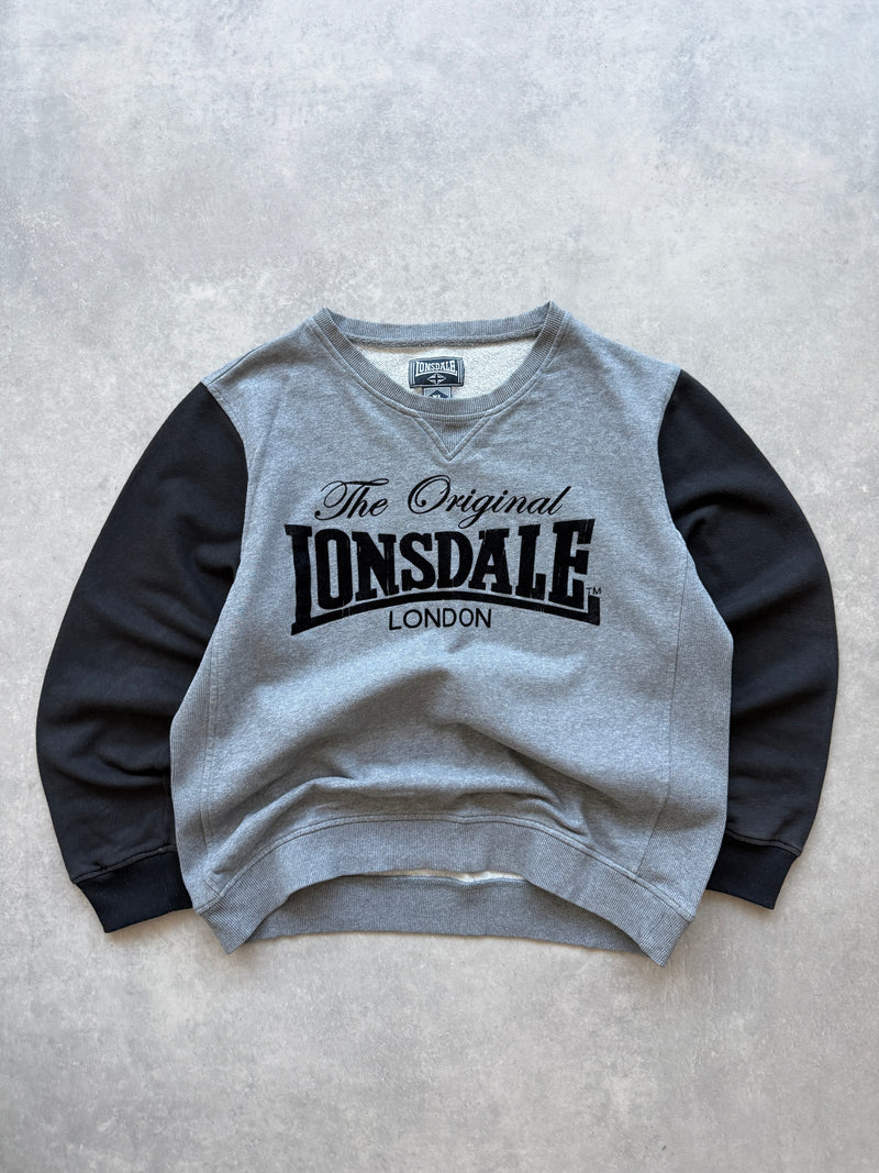 Lonsdale muška siva dukserica (XL)