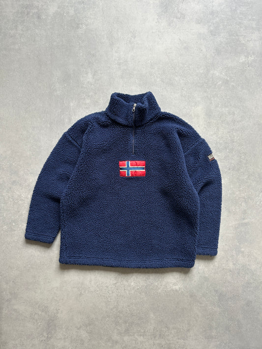 Napapijri ženska 1/4 zip fleece dukserica (XL)