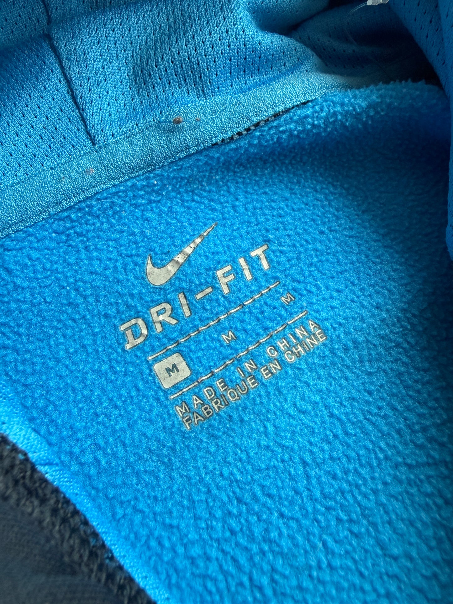 Nike Dri Fit muška plava sportska dukserica (M)