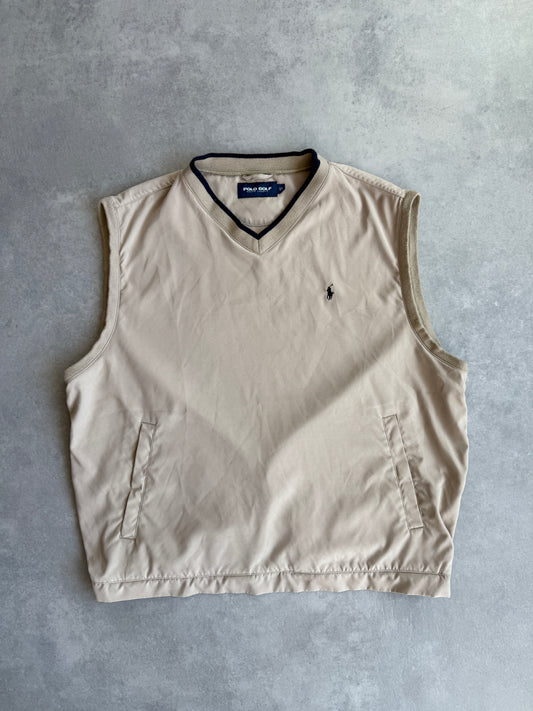 Polo by Ralph Lauren vintage muški šuškavi Golf prsluk (XL)