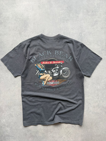 Harley Davidson vintage muška siva majica (L)