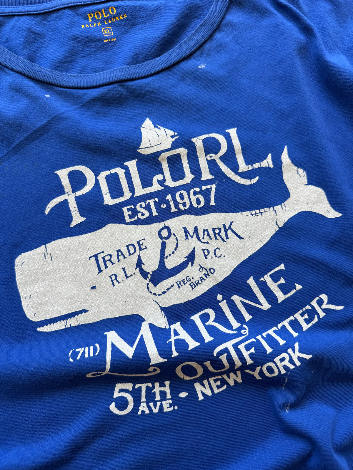 Polo by Ralph Lauren muška plava majica (XL)