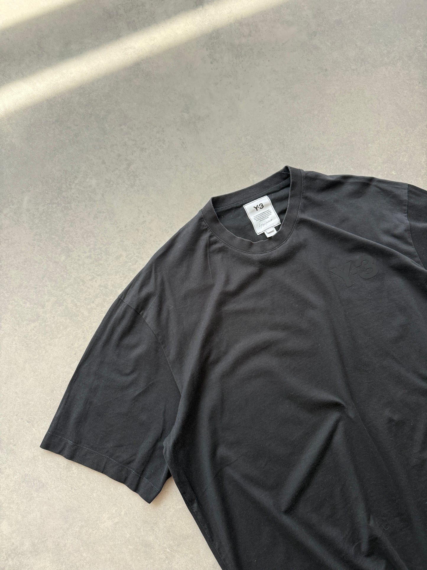 Y-3 Yohji Yamamoto muška crna majica (XXL)