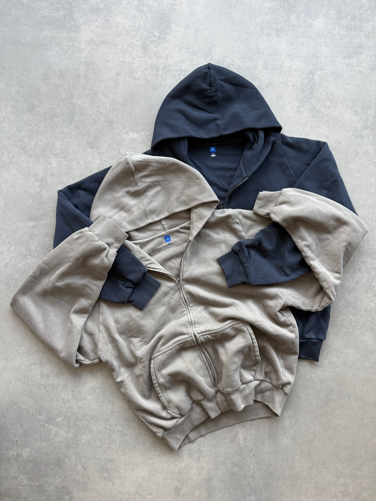 Yeezy x Gap Navy Blue Zip Up muška dukserica (S, L)