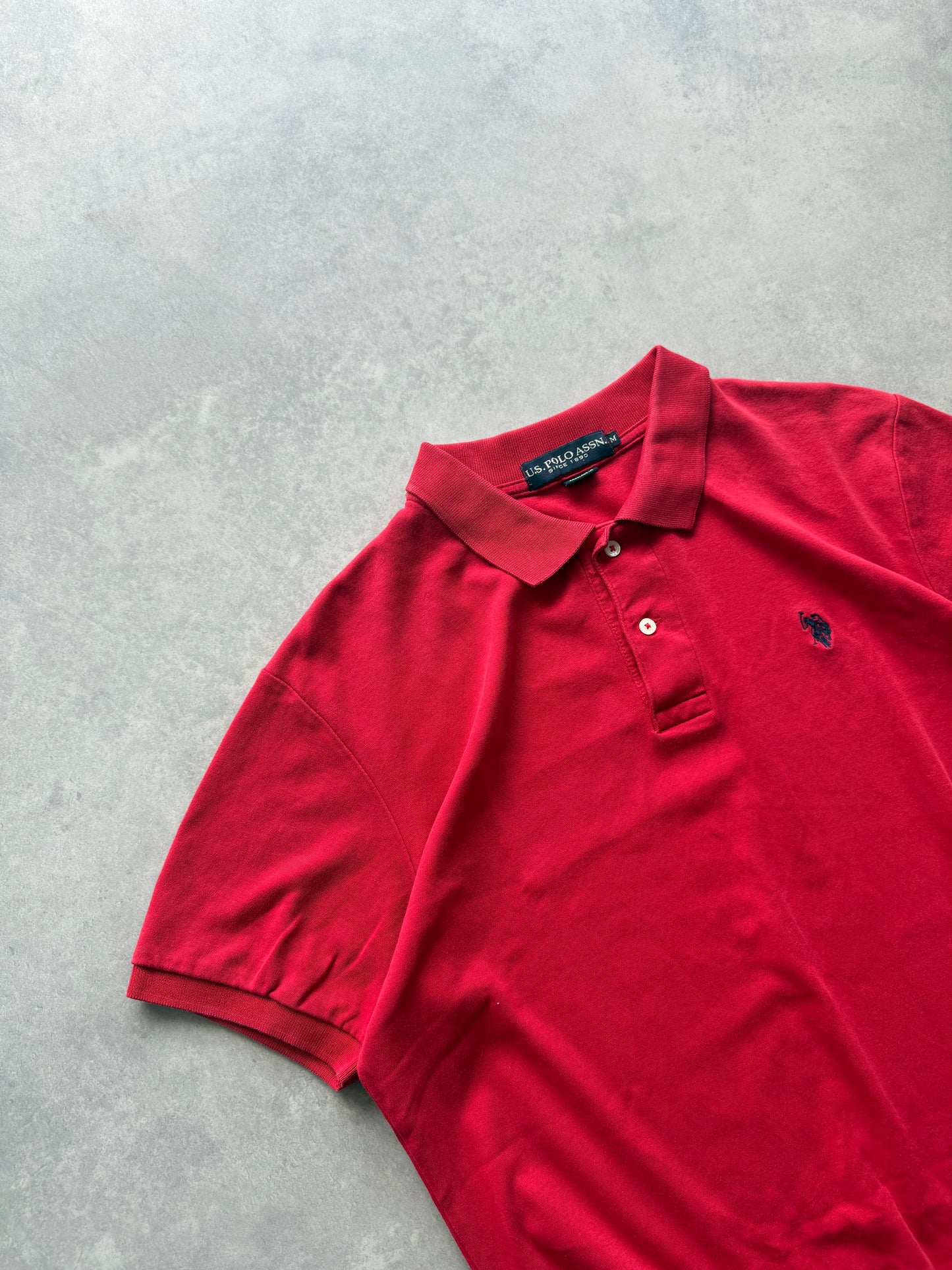USPA muška crvena polo majica (M)