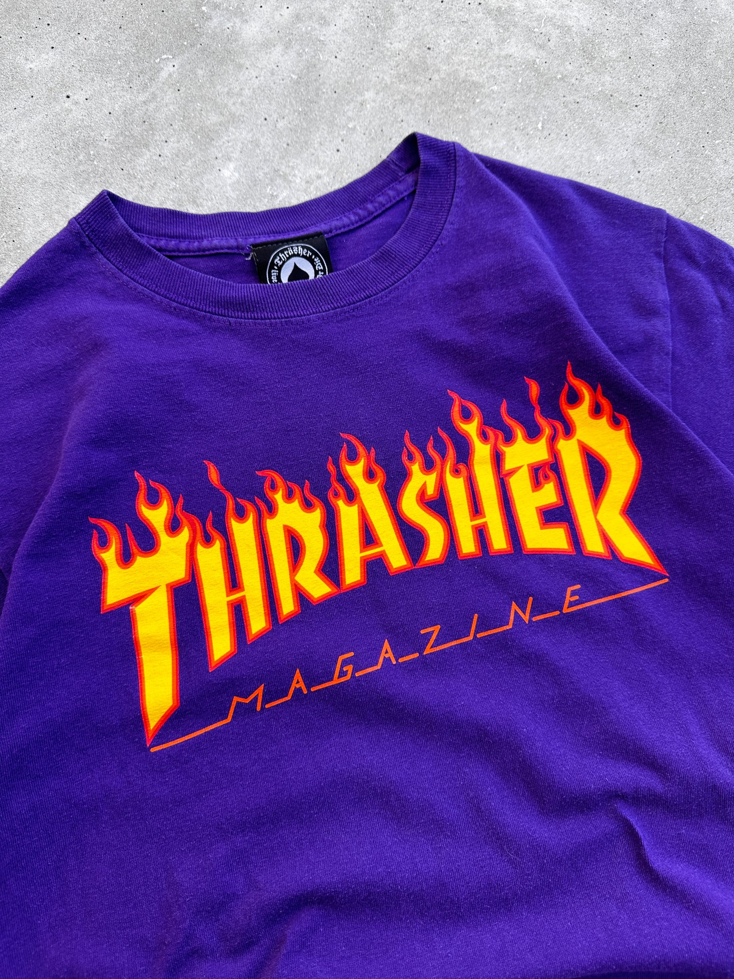 Thrasher magazine ljubicasta muška majica (S)