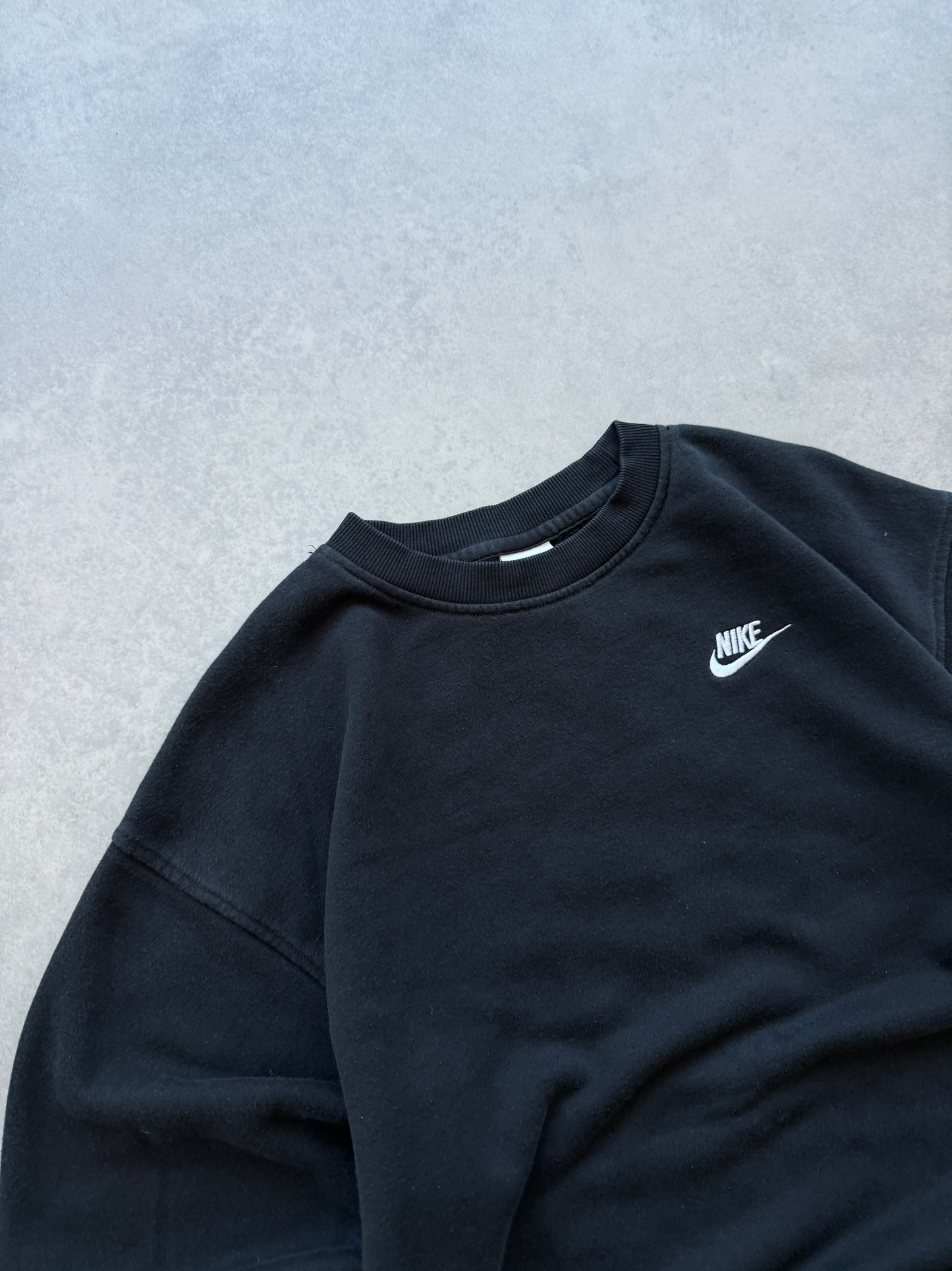 Nike basic crna ženska oversized dukserica (M)