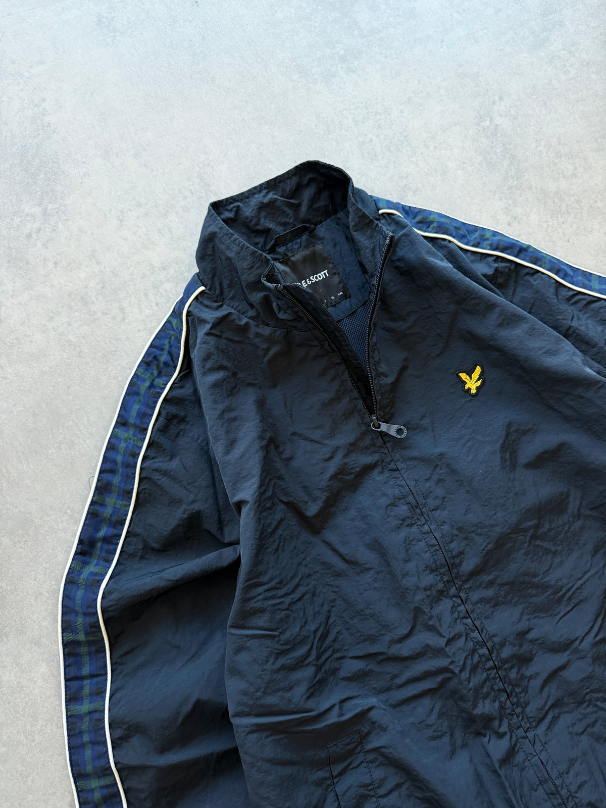 Lyle & Scott muška plava šuškava dukserica (M)
