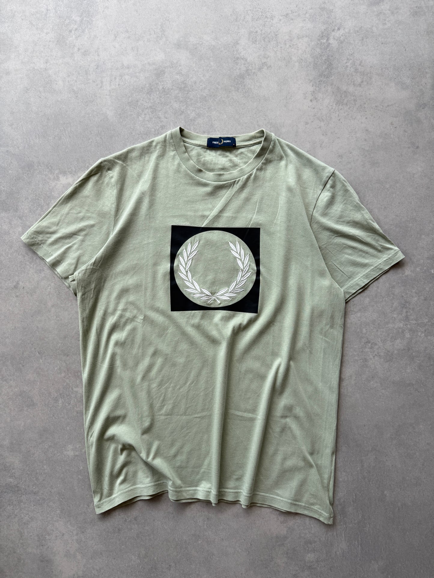 Fred Perry muška zelena majica (M)