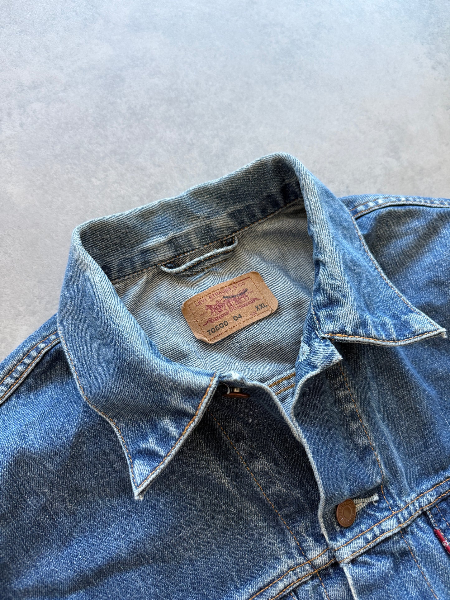Levis vintage 90s muška boxy fit teksas jakna (L)