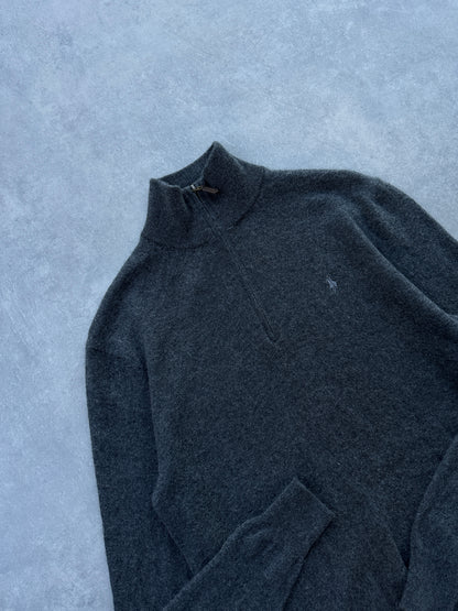 Polo by Ralph Lauren 1/4 zip muški vuneni džemper (M)