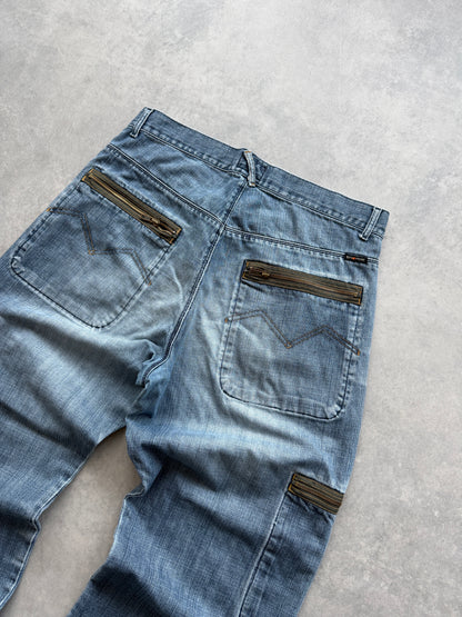 Energie Y2K muške baggy cargo farmerke (34)