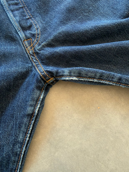 Levis 501 muške tamno plave farmerke (34x32)