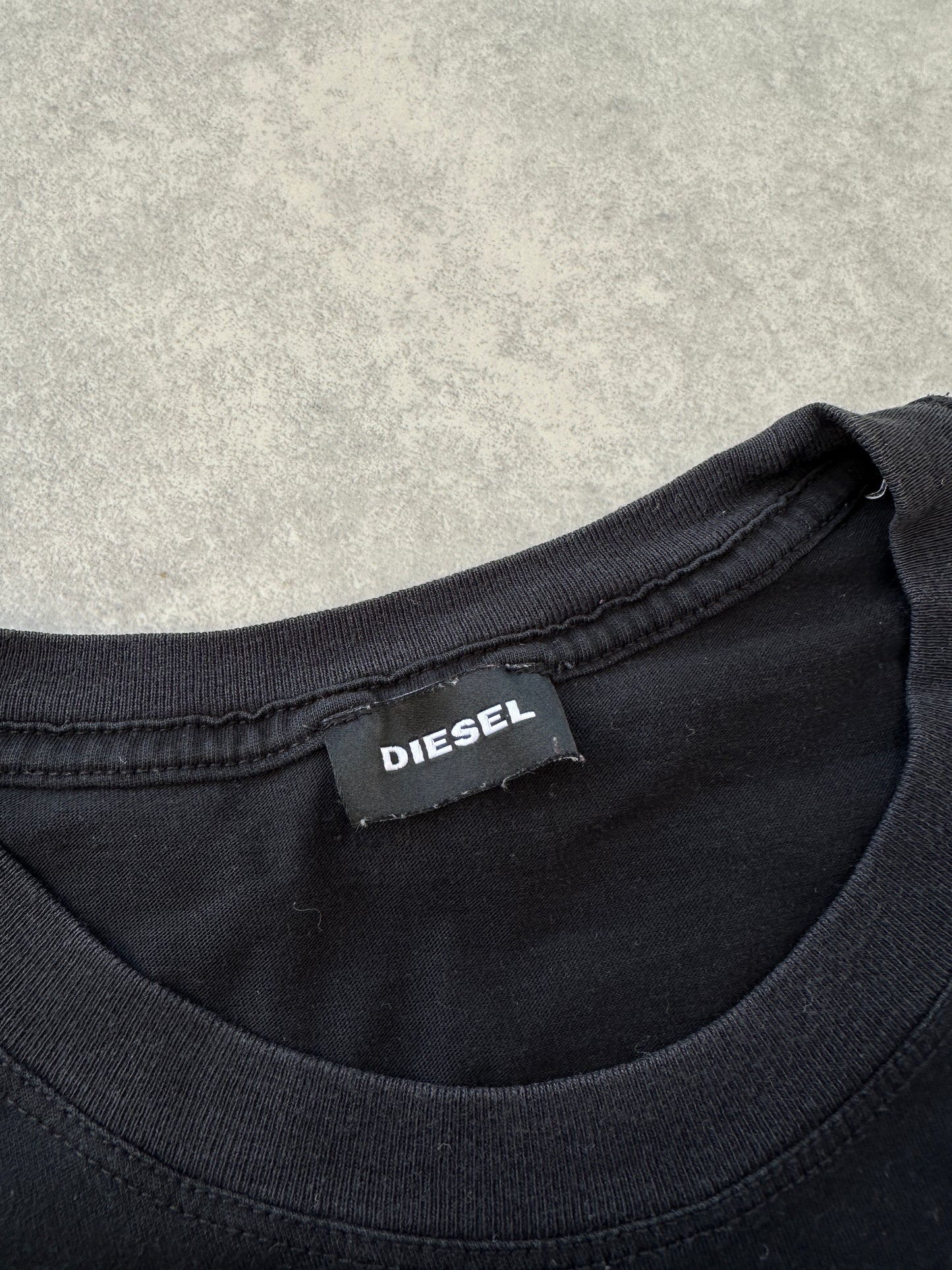 Diesel muška crna slim fit majica (XL)