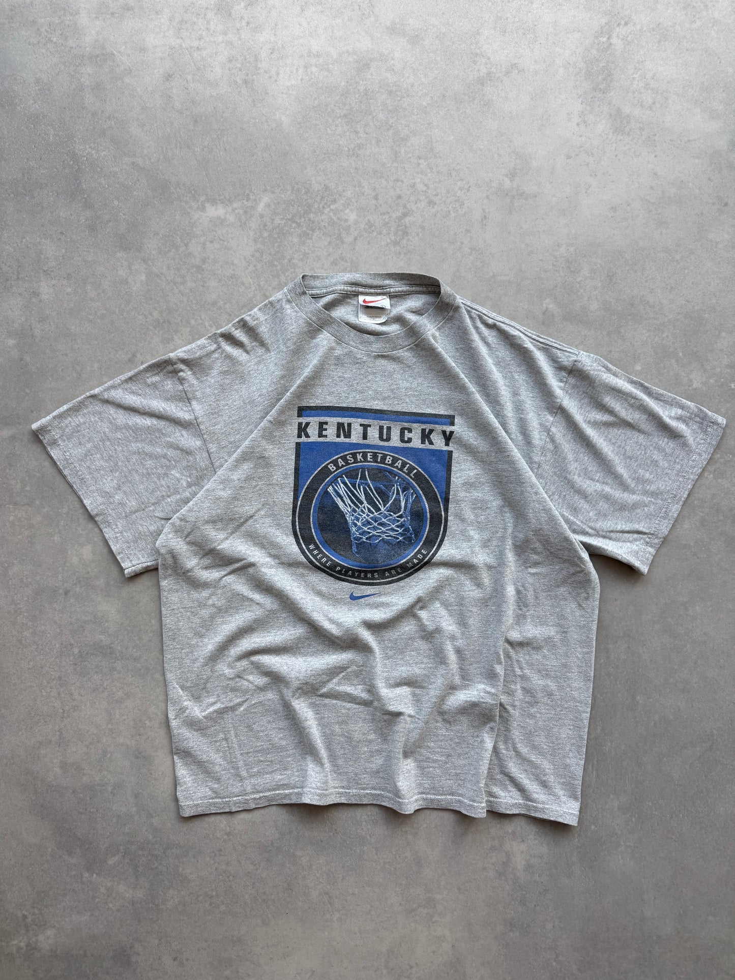 Nike x Kentucky Basketball muška siva baggy majica (L)