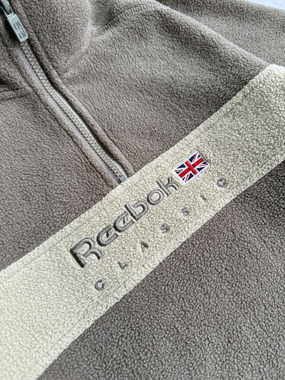 Reebok vintage 1/4 zip muška fleece dukserica (XS)