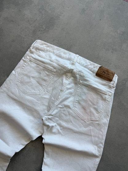 Polo by Ralph Lauren muške bijele slim fit farmerke (34x34)