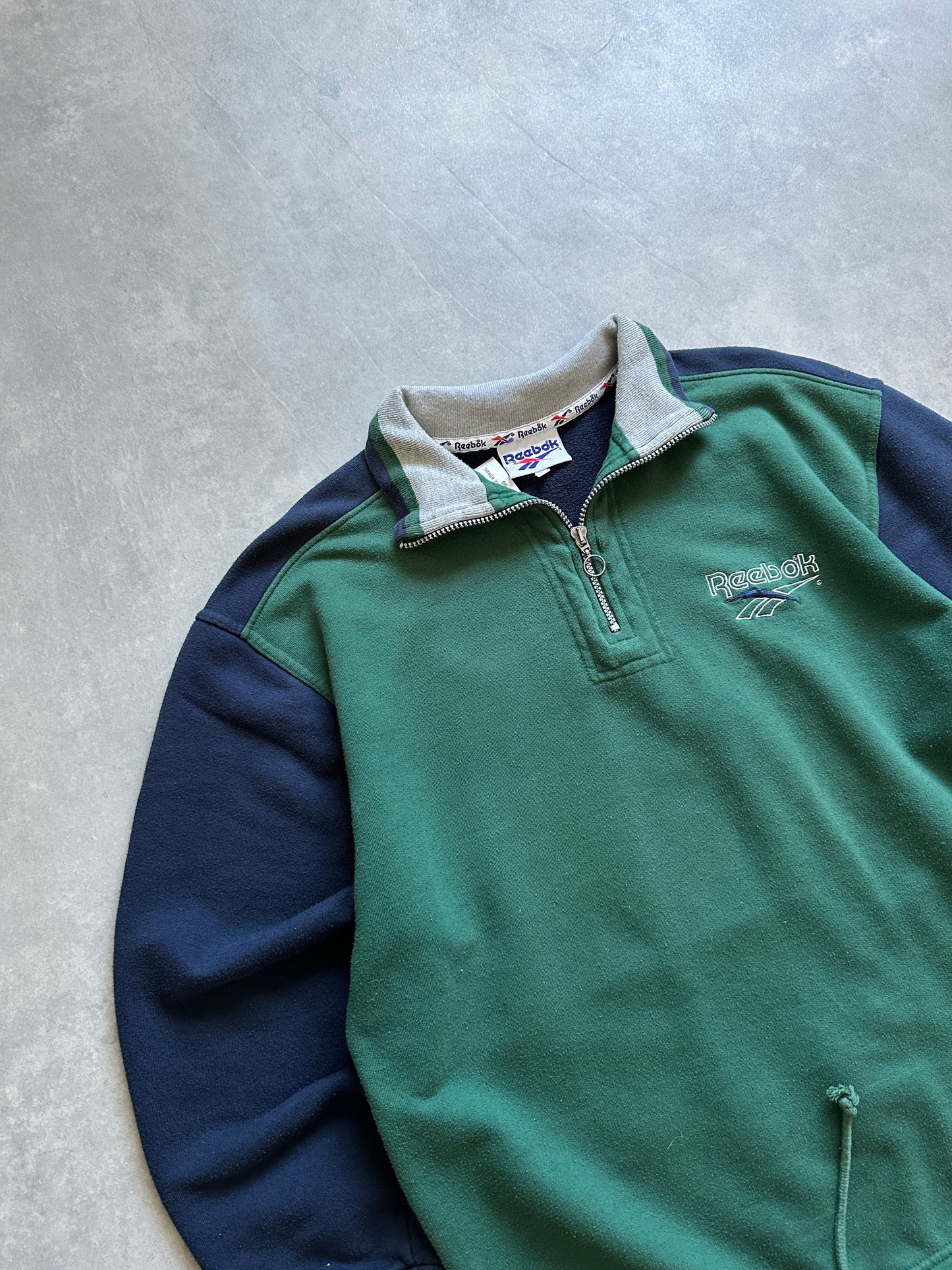 Reebok 1/4 zip vintage muška dukserica (S)