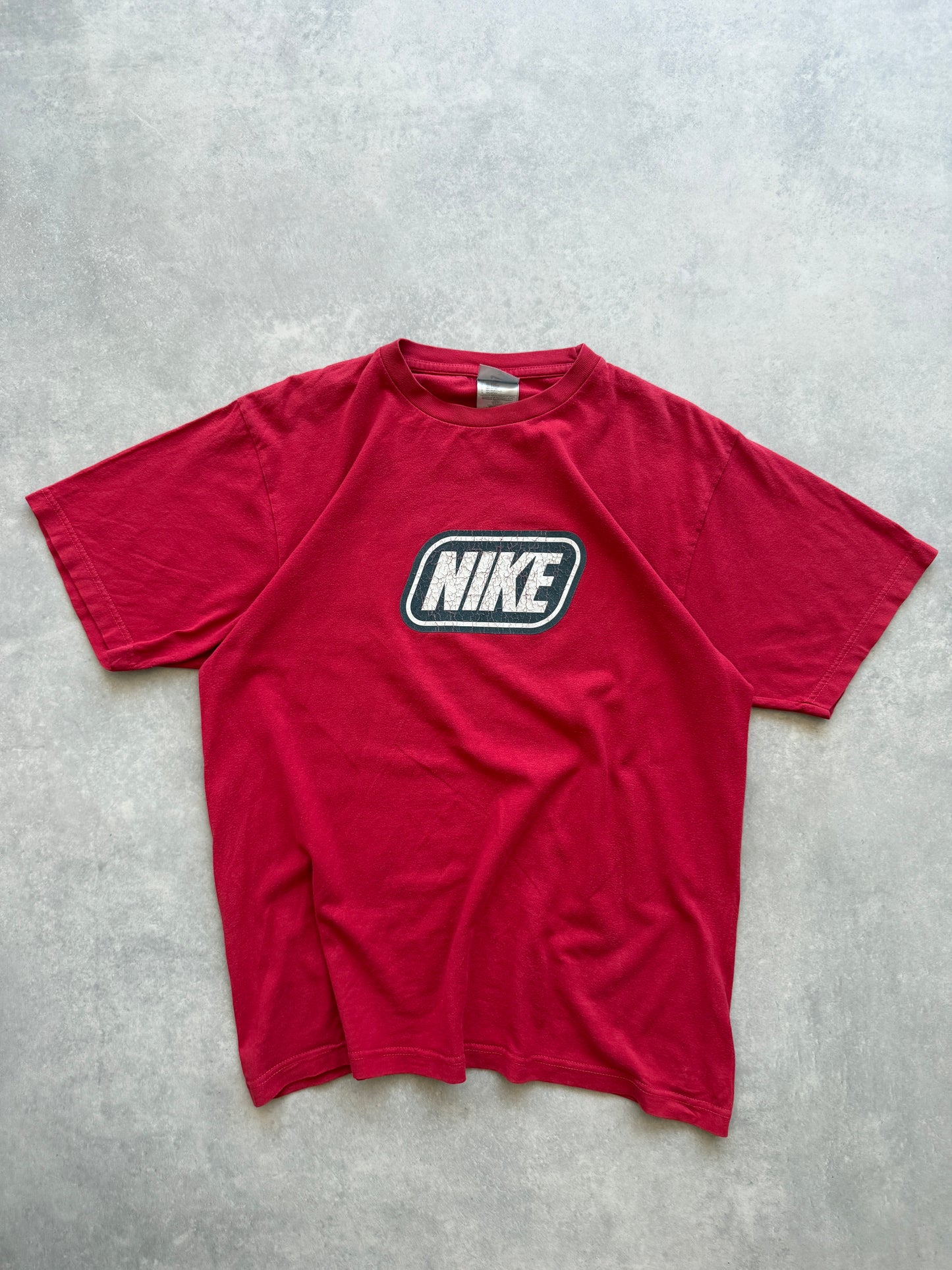 Nike 2000s muška oversized crvena majica (M)
