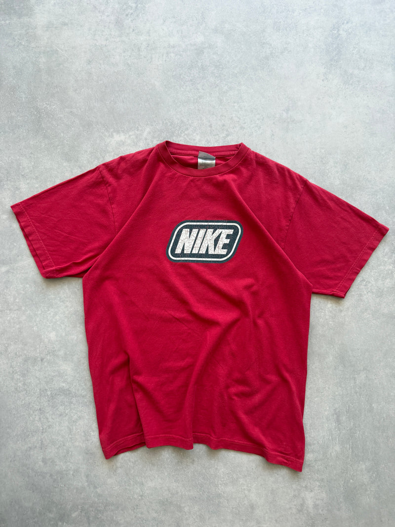Nike 2000s muška oversized crvena majica (M)