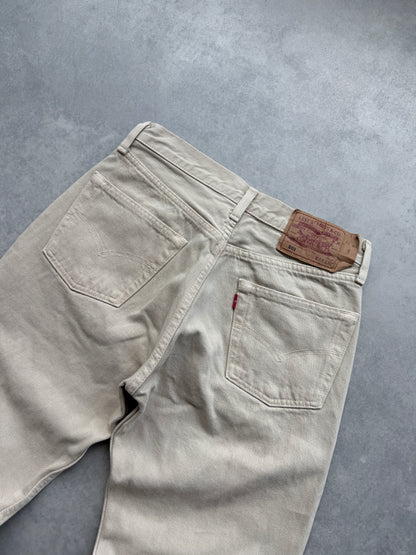 Levis 501 vintage ženske bež farmerke (29x32)