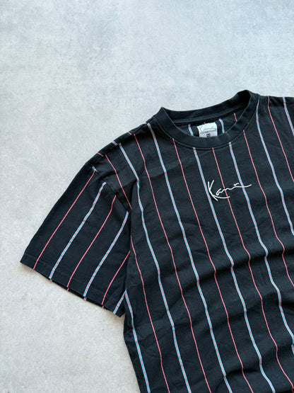 Karl Kani muška crna prugasta majica (M)