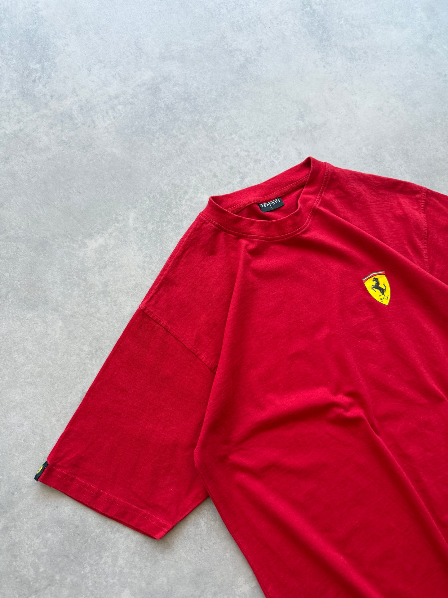 Ferrari vintage muška crvena oversized majica (L)