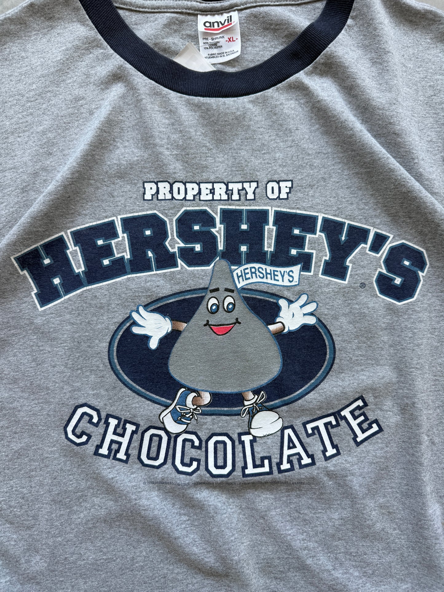 Hersheys vintage muška siva majica (XL)