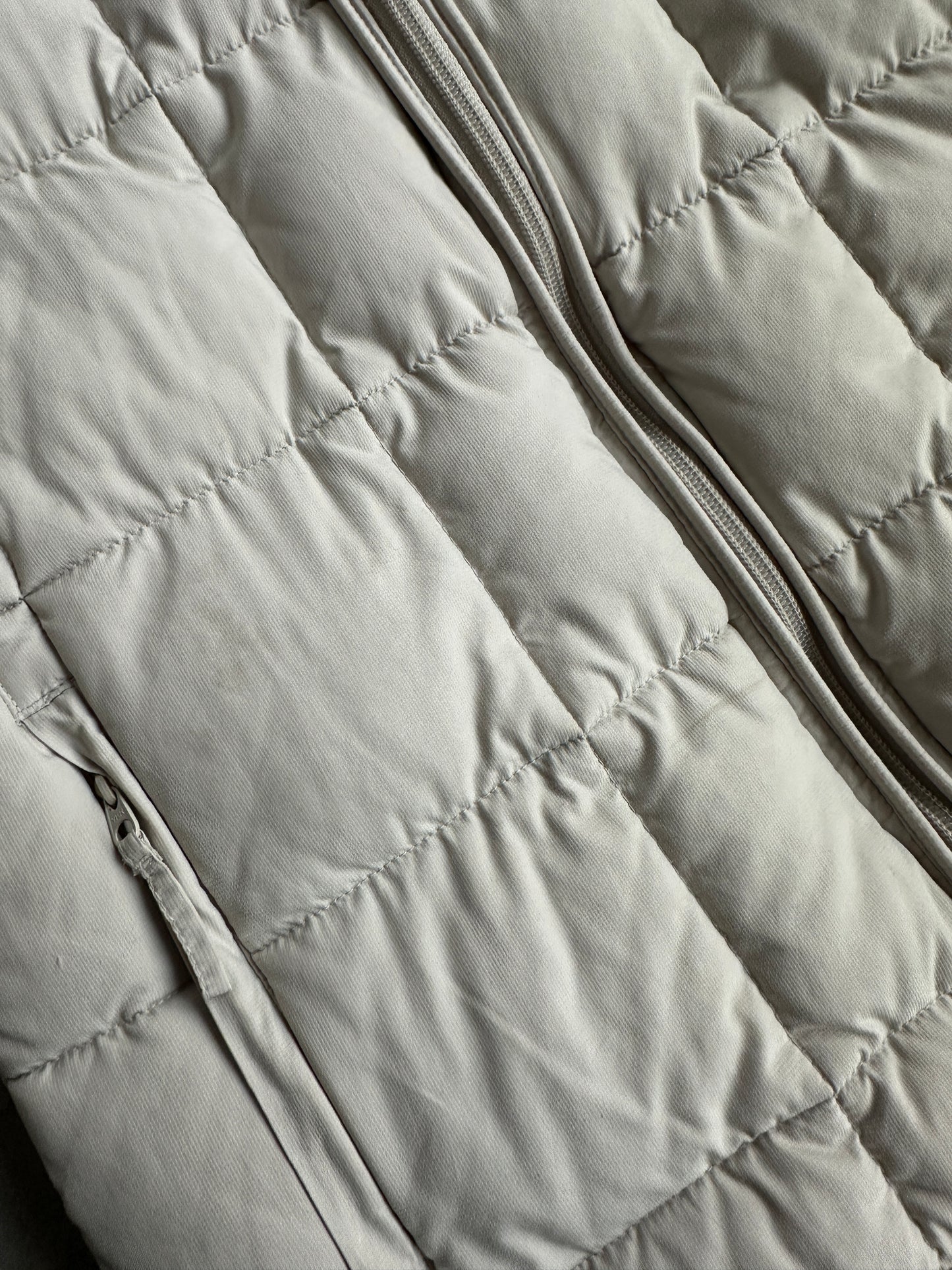 Nike 2000s ženska bijela puffer jakna (M)