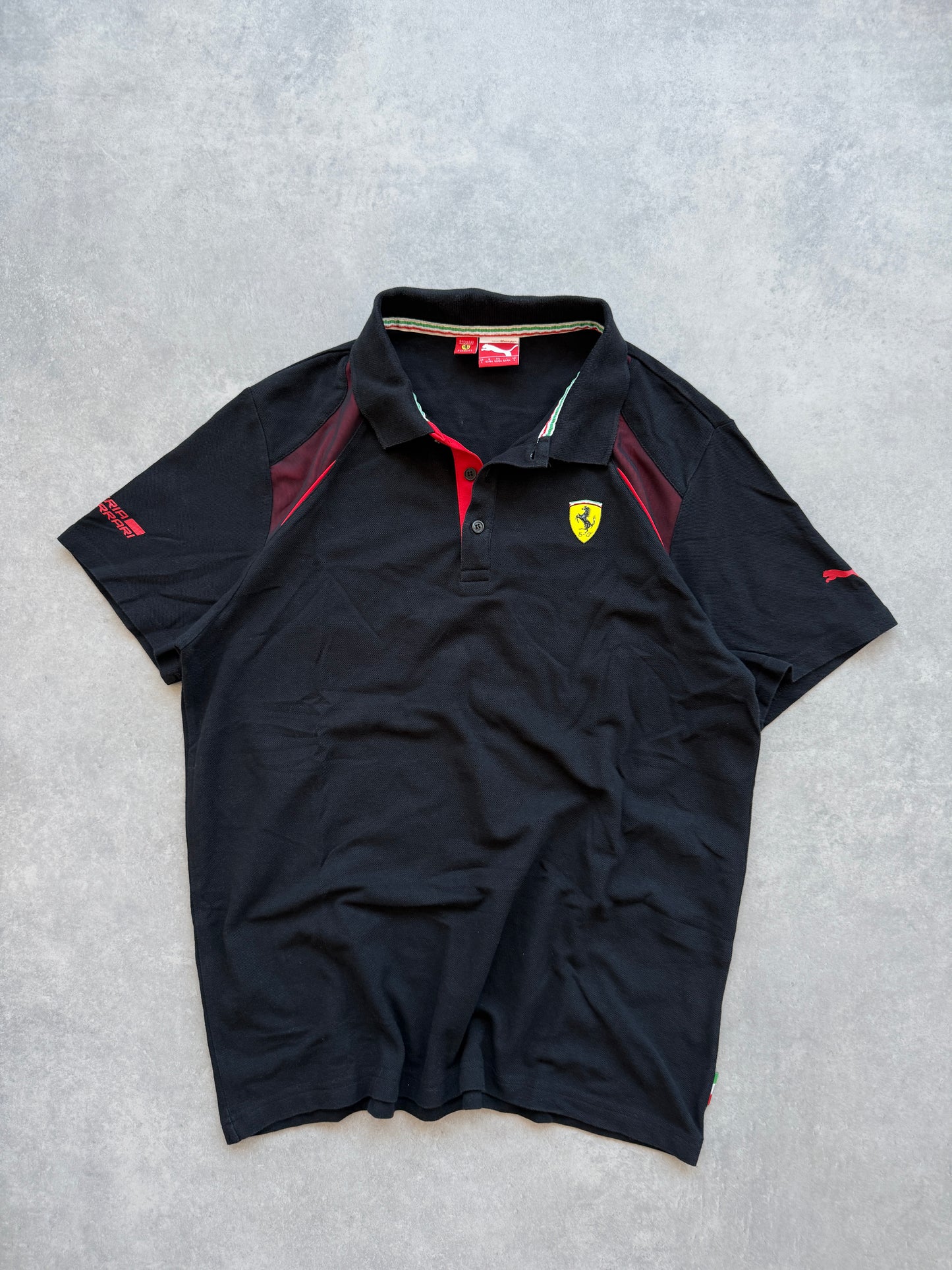 Puma x Ferrari muška crna polo majica (L)