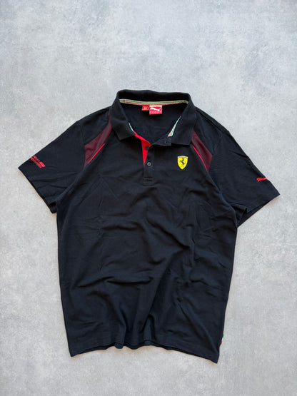 Puma x Ferrari muška crna polo majica (L)