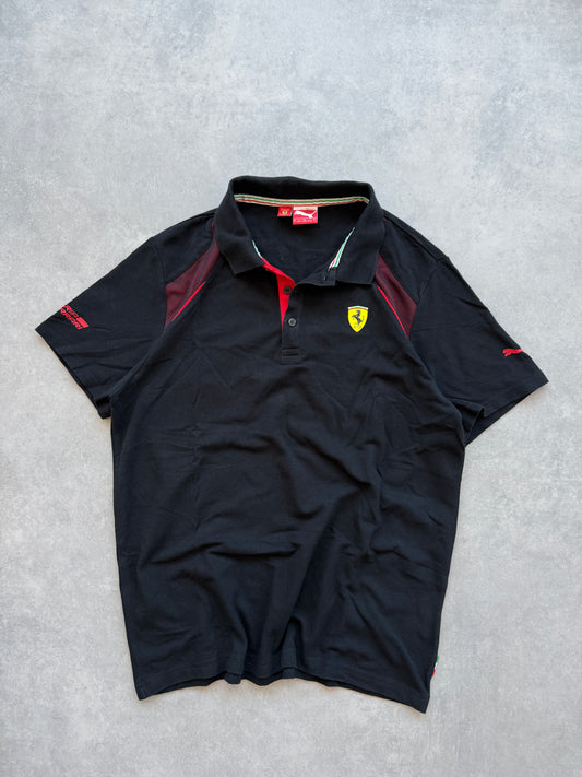 Puma x Ferrari muška crna polo majica (L)