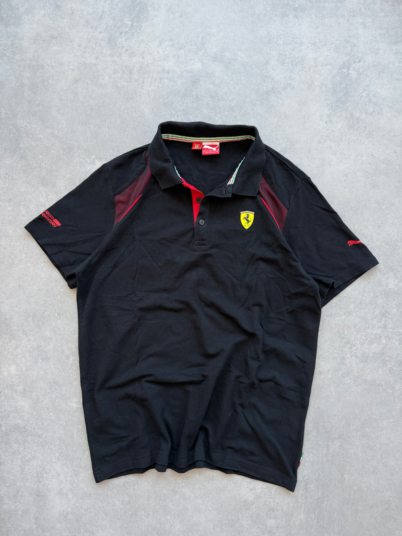 Puma x Ferrari muška crna polo majica (L)