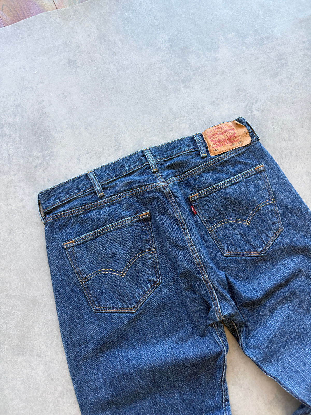 Levis 501 retro muške plave farmerke (38x32)