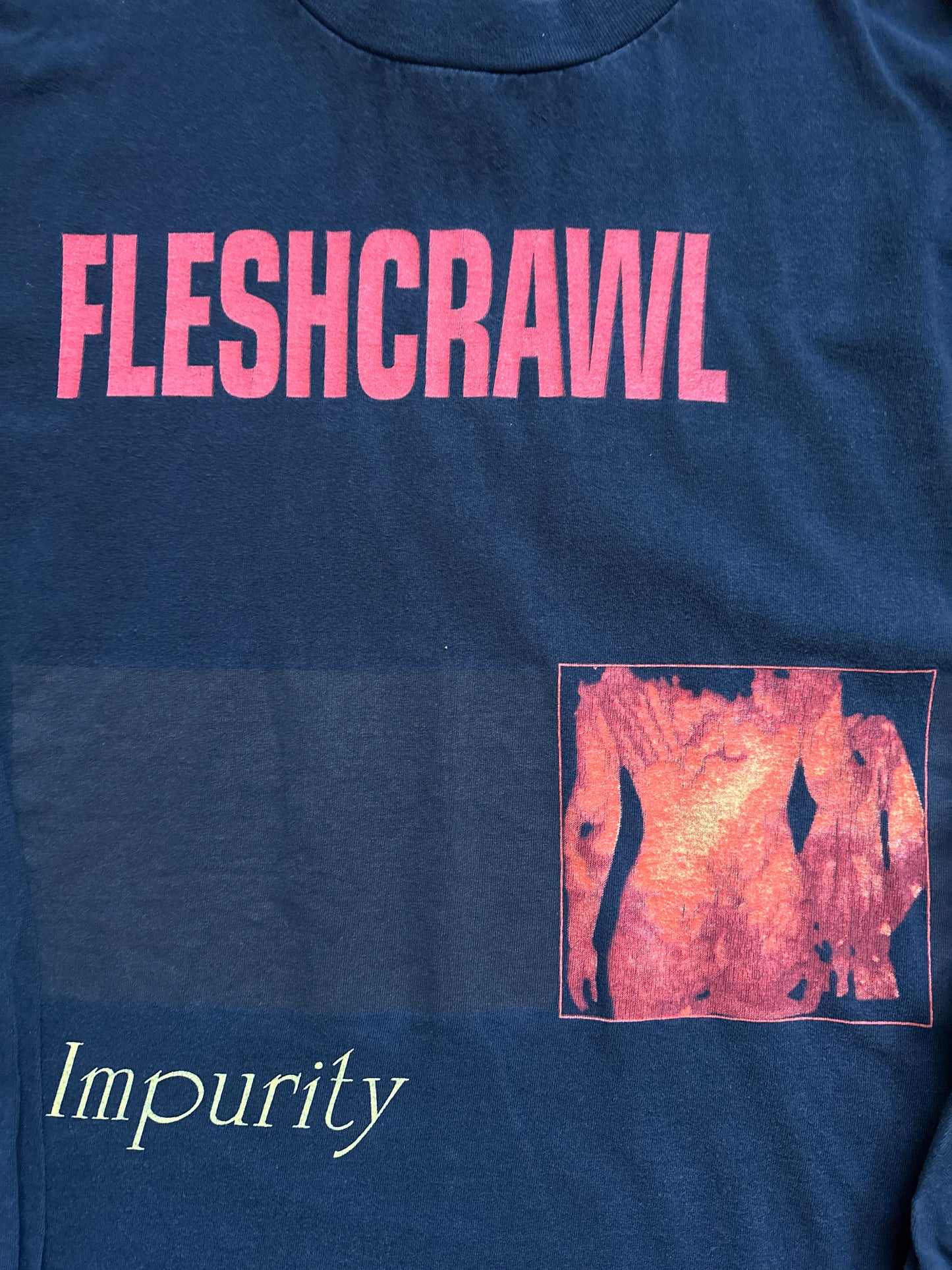 Fleshcrawl Impurity vintage muška bend majica (XL)