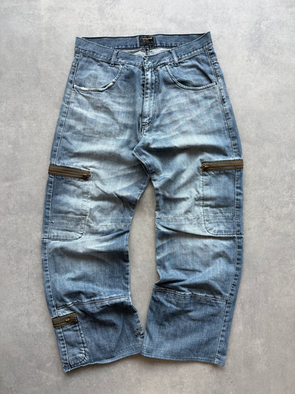 Energie Y2K muške baggy cargo farmerke (34)