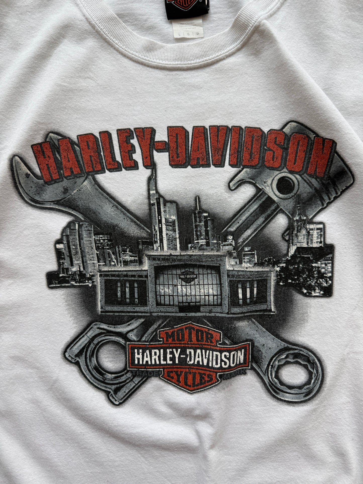 Harley Davidson muška bijela majica (L)