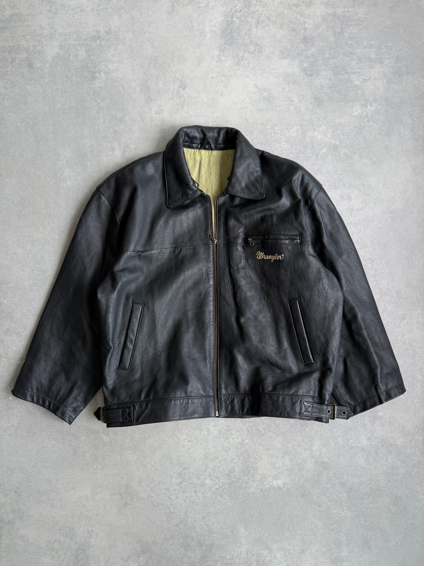 Wrangler vintage muška kožna jakna (L)