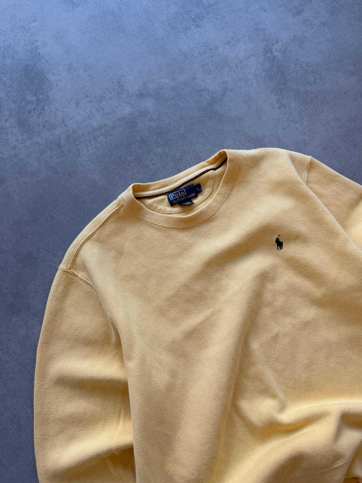 Polo by Ralph Lauren vintage muška žuta dukserica (L)