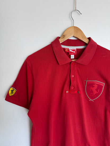 Puma x Ferrari muška crvena polo majica (L)