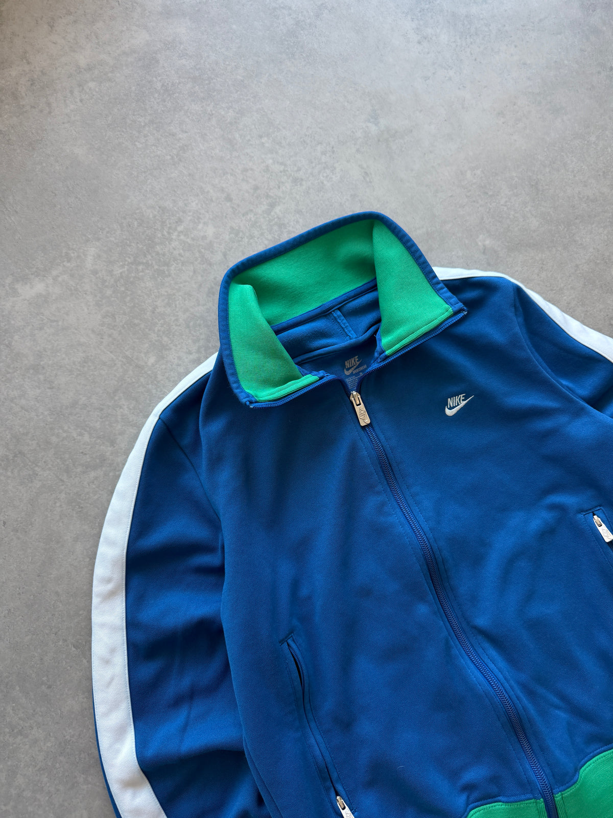 Nike 2000s ženska plava zip dukserica (L)