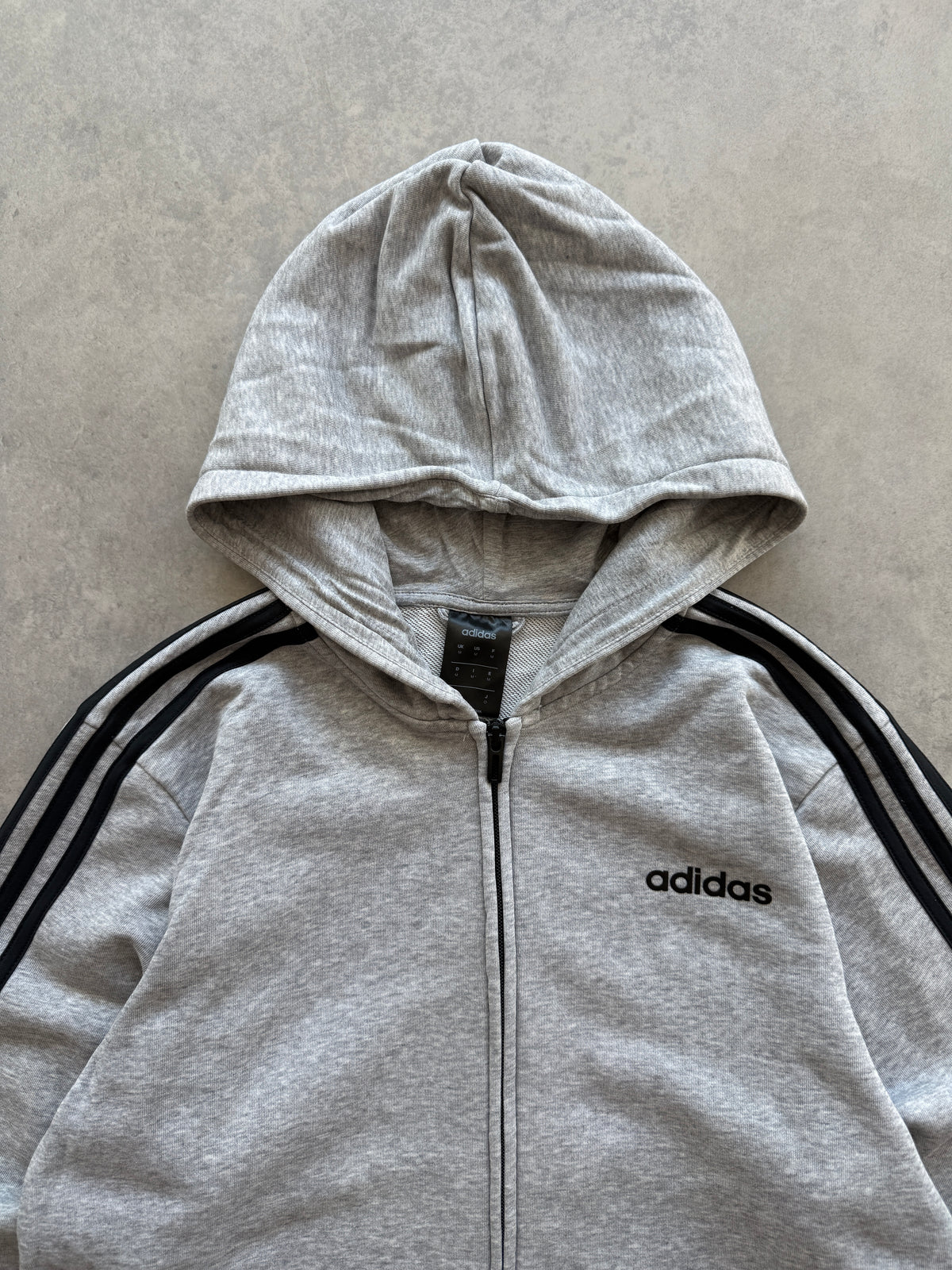 Adidas muška siva zip dukserica (M)