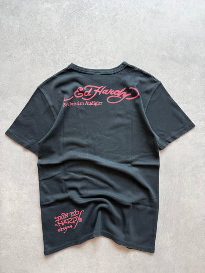 Ed Hardy ženska crna majica (XL)