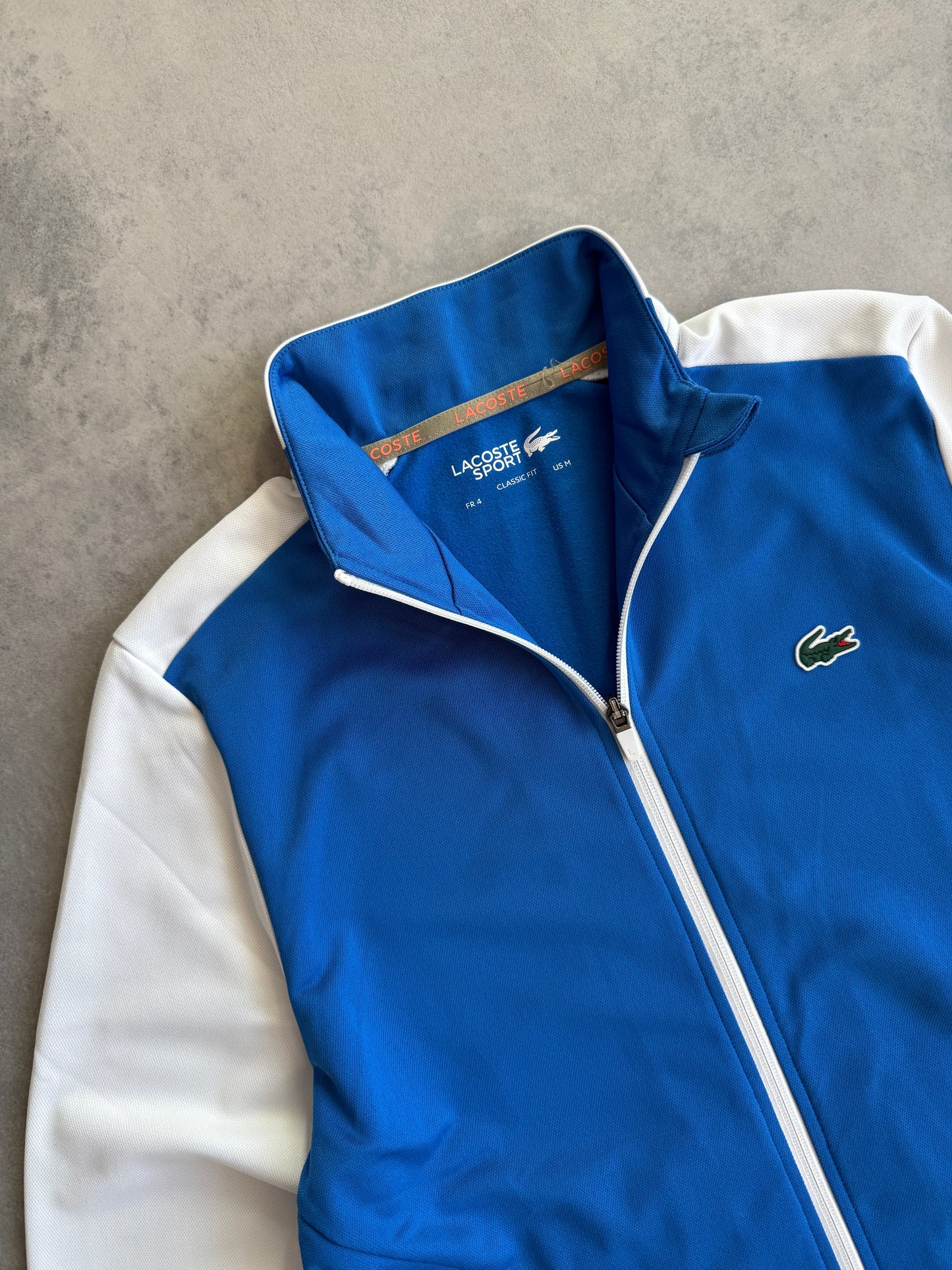 Lacoste muška plava zip up dukserica (S)