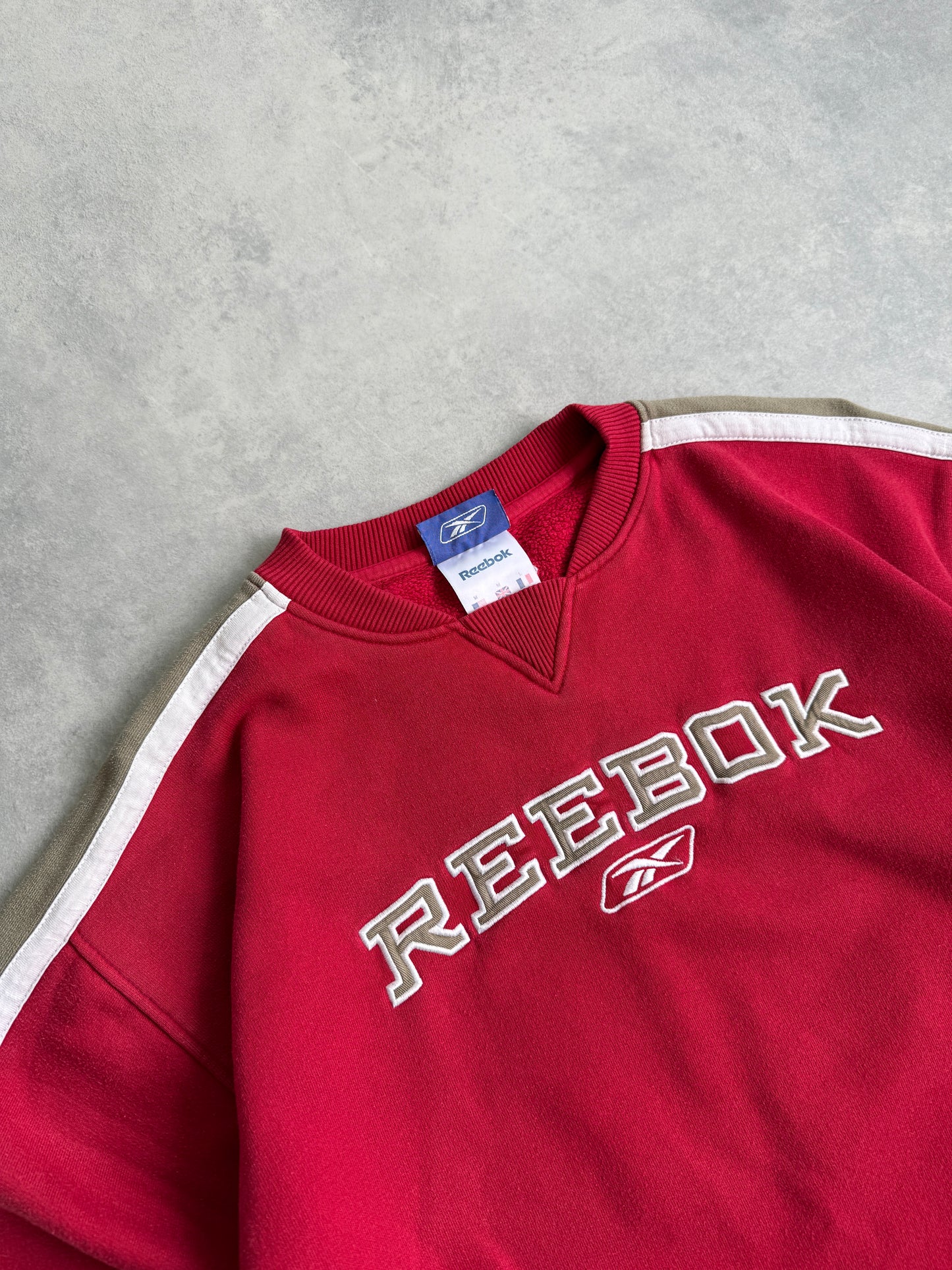 Reebok vintage muška crvena dukserica (M)