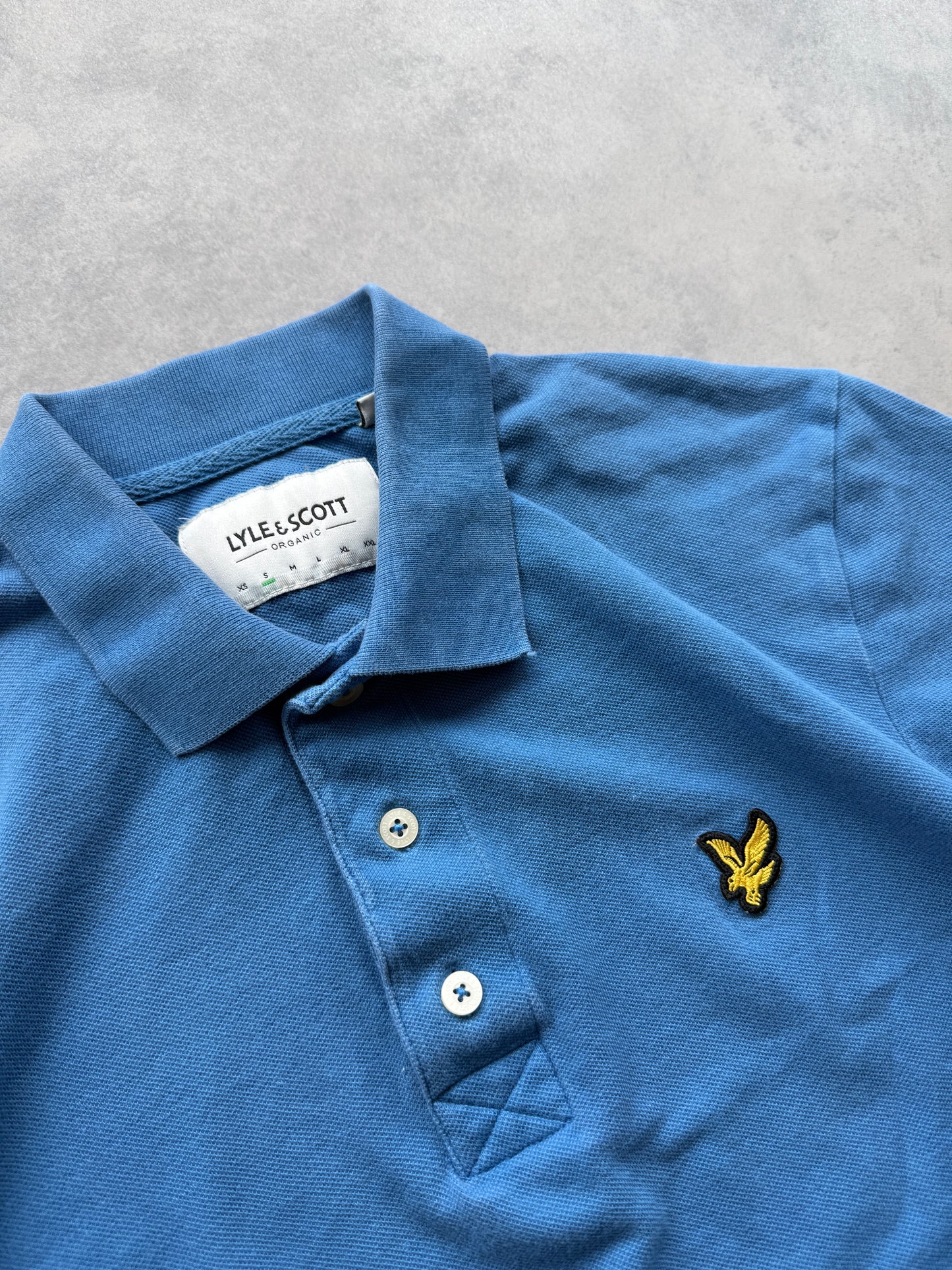 Lyle & Scott muška plava polo majica (S)