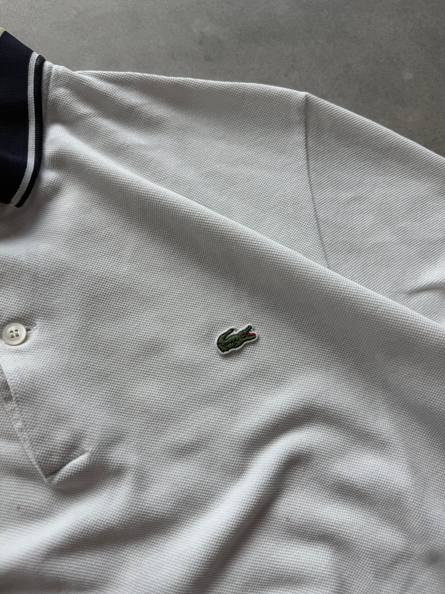 Lacoste muška retro bijela majica (M)